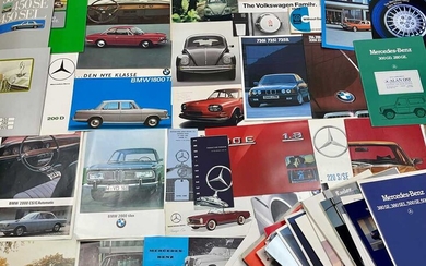 Quantity of German Vehicle Sales Brochures Offered without reserve