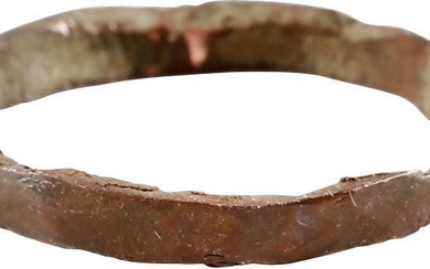 RARE COPPER VIKING RING, 900-1050 AD, S5.