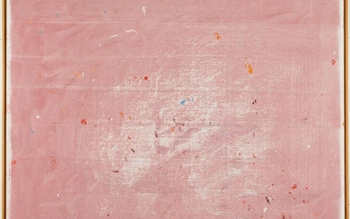 R.J. Slowinski Pink Abstract Acrylic on Canvas