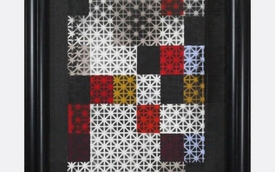 RMB [Asian Monogram] Modernism Silkscreen on Canvas