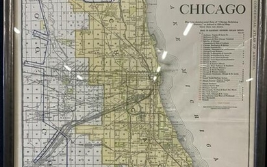 Railway Terminal Map of Chicago