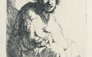 Rembrandt Harmensz. van Rijn (1606 Leiden - Amsterdam 1669) – Beggar Seated on a Bank