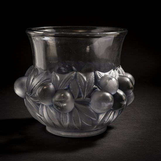 René Lalique, 'Prunes' vase, 1930