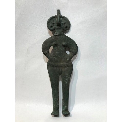 Roman Bronze Idol Figure Large 24cm tall approx Possibly Ind...