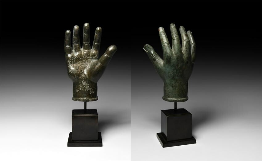 Roman Signum Finial or Votive Hand to Sabazios