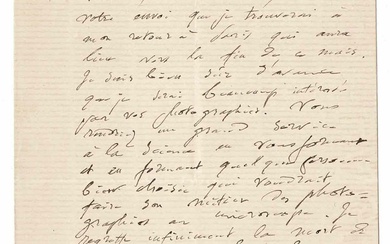 SCIENCE AND MEDICINE - PASTEUR Louis (1822 - 1895) - Autograph letter signed