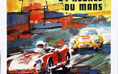 STRENGER ERICH Porsche 24 Heures du Mans 1950 1956 Victoires par Catégories aux 24 Heures Huile Labo