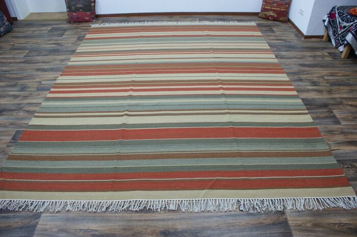Schöner Indien Kelim - Carpet - 305 cm - 245 cm