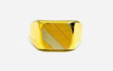 Seal ring - 18 kt. Rose gold, White gold, Yellow gold