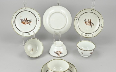 Set Chin. cup + saucers (4x)