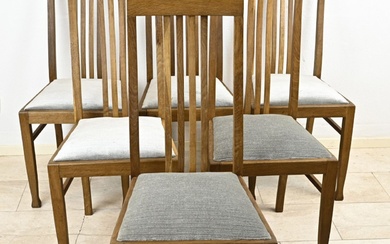 Set of six chairs (oak)