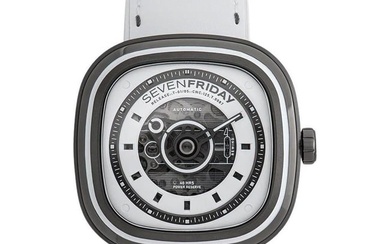 Sevenfriday T Series Automatic White Dial mens Watch T1/05