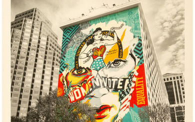 Shepard Fairey (1970), The Beauty of Liberty and Equality by Jon Furlong (2020)