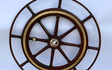 Ships Wheel with Eight Spokes Circa 1910