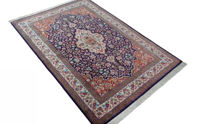 Silk Ghoum - Very fine Persian Carpet 100% Silk - Rug - 200 cm - 140 cm