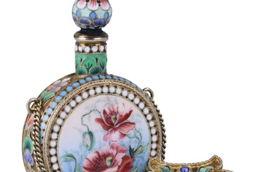 Silver pendant bottle of Maria Semenova.
