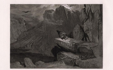 Sir Henry Edwin Landseer The Eagle's Nest 1885 etching