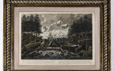 Swiss Alps.- Glaciers.- Merigot (James, engraver, 1760-1824) View of the Source of the Trient and of the Glacier from whence it flows, [circa 1800].
