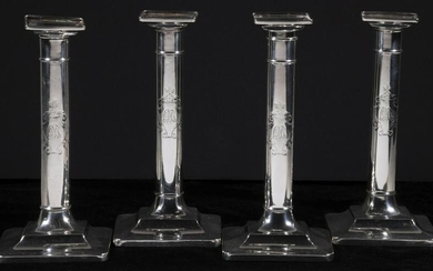 TIFFANY & CO. STERLING SILVER CANDLESTICKS