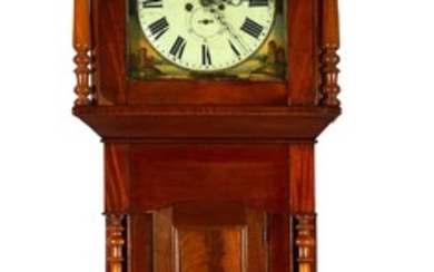 The Gracie Fields English mahogany tall case clock