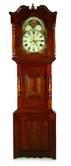 The Gracie Fields English mahogany tall case clock