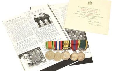 A Second World War/Post-War Group of Five Medals