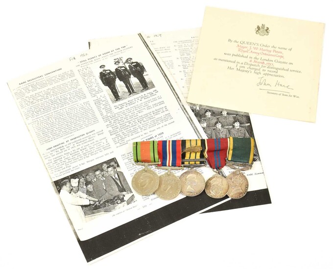 A Second World War/Post-War Group of Five Medals