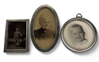Three Sterling Silver Picture Frames