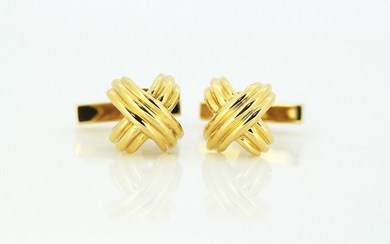 Tiffany - 18 kt. Yellow gold - Cufflinks