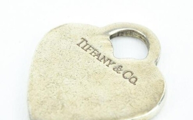 Tiffany & Co. Sterling Heart Shaped Pendant