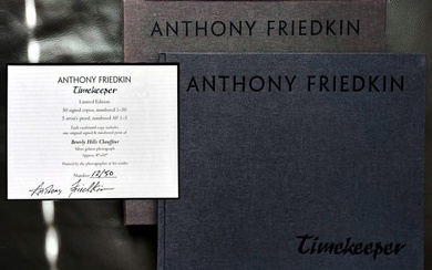 Timekeeper, Photographer Anthony Friedkin, Monograph. Signed First Edition 12/50 in slipcase.