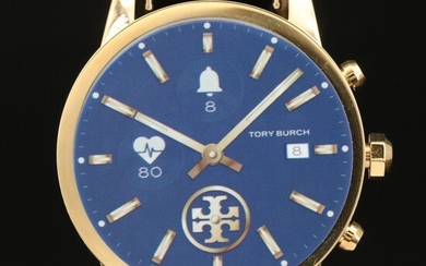 Tory Burch Gigi Tory Track Gold Tone Touchscreen Smart Watch
