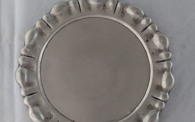 Tray - .800 silver - K. M. H. - Pest- Austro Hungarian Empire- Late 19th century