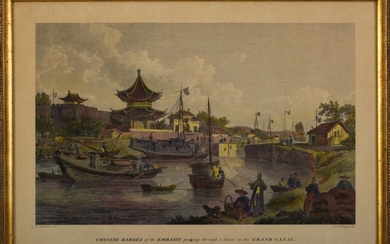 Two Framed Engraved Views of China by William Alexander