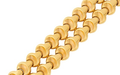 Two Row Gold Bracelet, France