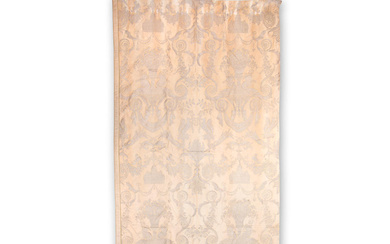 Two pairs of Fortuny printed cotton curtains 20th century, Italian...