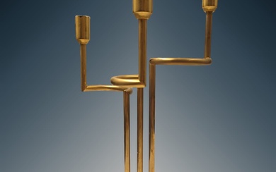 Unique Mid-Century Modern Rotating Candlestick Holder