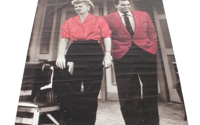 Universal Studios Giant Vinyl Graphic Backdrop Tarp from The I Love Lucy Museum