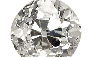 Unmounted Diamond Diamond: European-cut diamond