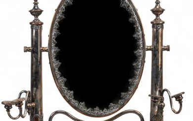Vikki Carr | Antique Silverplate Vanity Mirror