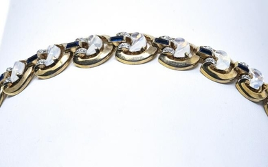 Vintage 1950s Crown Trifari Clair de Lune Bracelet