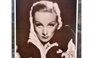 Vintage Actress Marlene Dietrich Photo Print