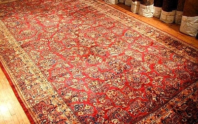 Vintage Sarouk Carpet 11'11'' X 23'8''