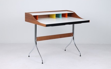 Vitra - George Nelson - Desk - Home Desk - Steel, Walnut, Wood, polystyrene