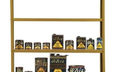 WHIZ 98 QUALITY PRODUCTS METAL STORE DISPLAY W/ THIRTY