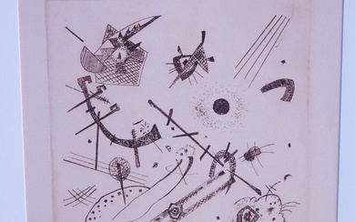 Wassily Kandinsky (1866-1944) "Kleine Welten", Farboffsetlithographie, Faximile Ex 19 von...