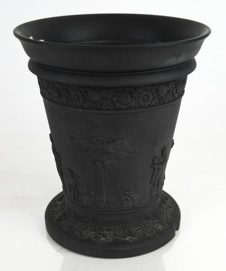 Wedgwood Jasperware Black Basalt Vase
