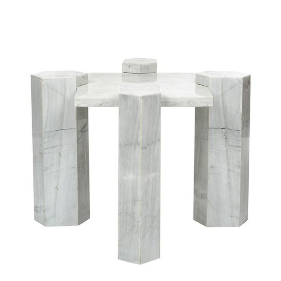 White Marble Center Table
