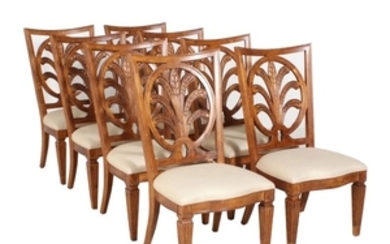 Century Furniture Dining Chairs Set of 8, Contemporary