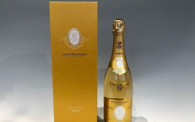 1 Bottle Champagne Cristal Roederer 2009 - Boxed Set